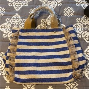 NWT Barney’s New York stripe purse